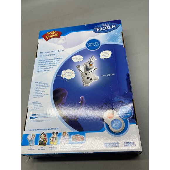 Disney Frozen wall friends Olaf interactive wall character remote control READ - Picture 10 of 13